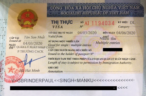 tourist visa vietnam 3 months