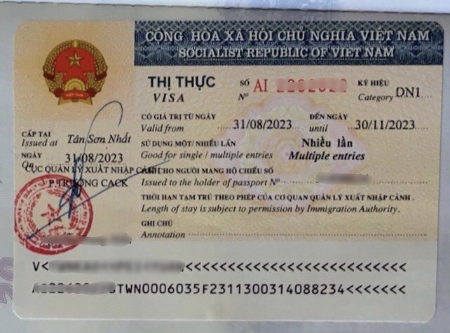 visa làm việc Vũng Tàu