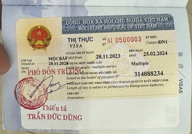 gia hạn visa Việt Nam tại Đồng Tháp