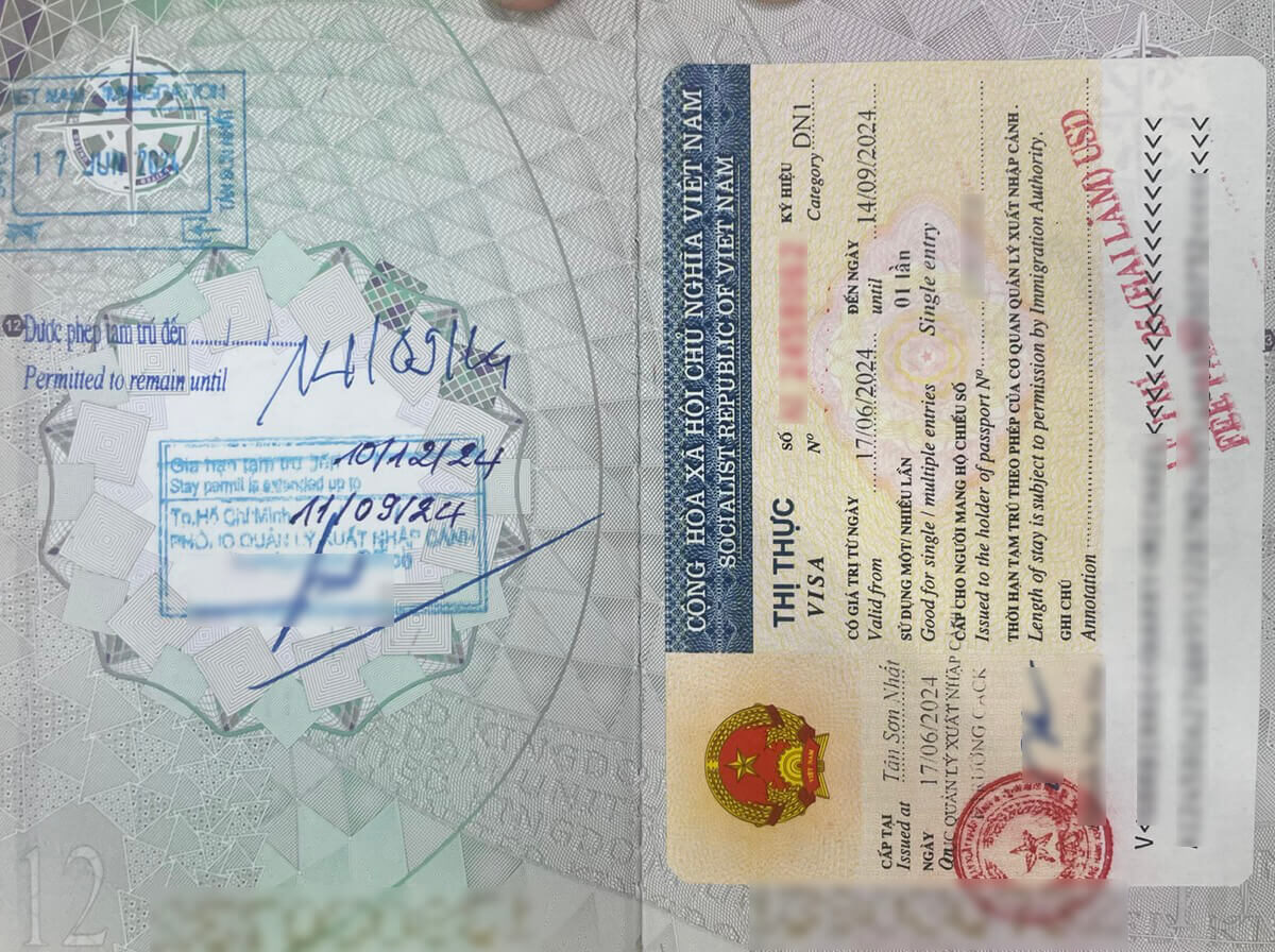 gia hạn visa Việt Nam tại Bạc Liêu