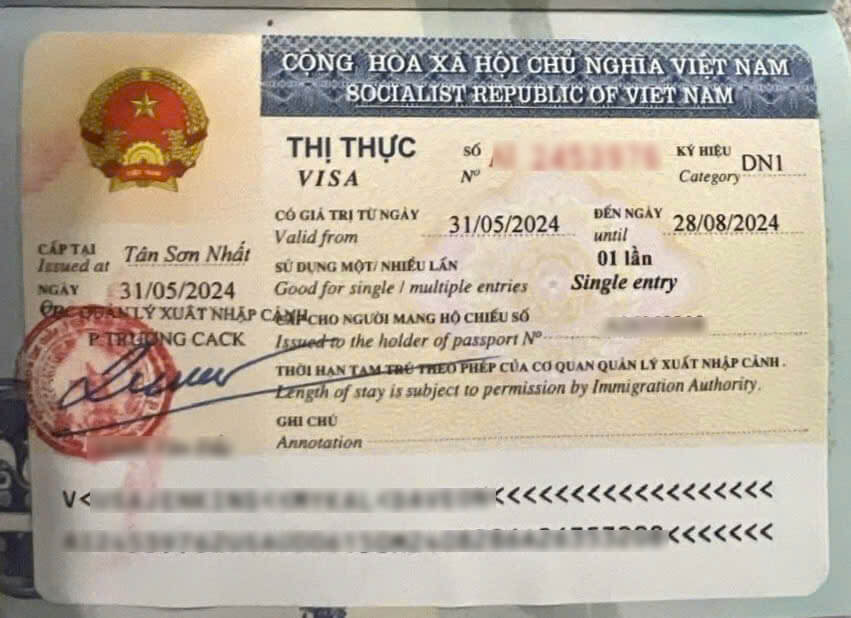 visa DN cho người Hoa Kỳ