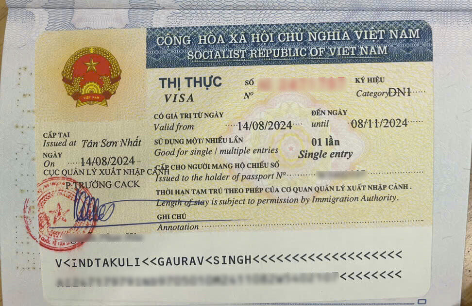 visa DN Việt Nam cho người Úc