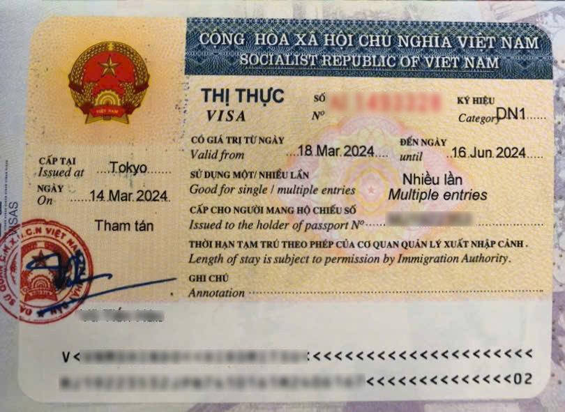 visa Việt Nam tại Mỹ