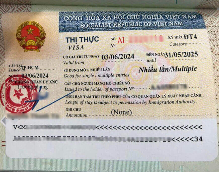 visa DT4 cho người Hoa Kỳ