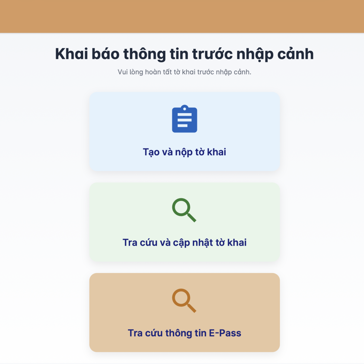 Hướng dẫn khai báo nhập cảnh Sân bay Tân Sơn Nhất