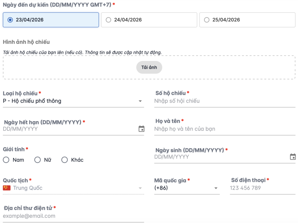 Hướng dẫn khai báo nhập cảnh Sân bay Tân Sơn Nhất